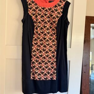The Webster at Target Black and Coral Swirl Mini Dress